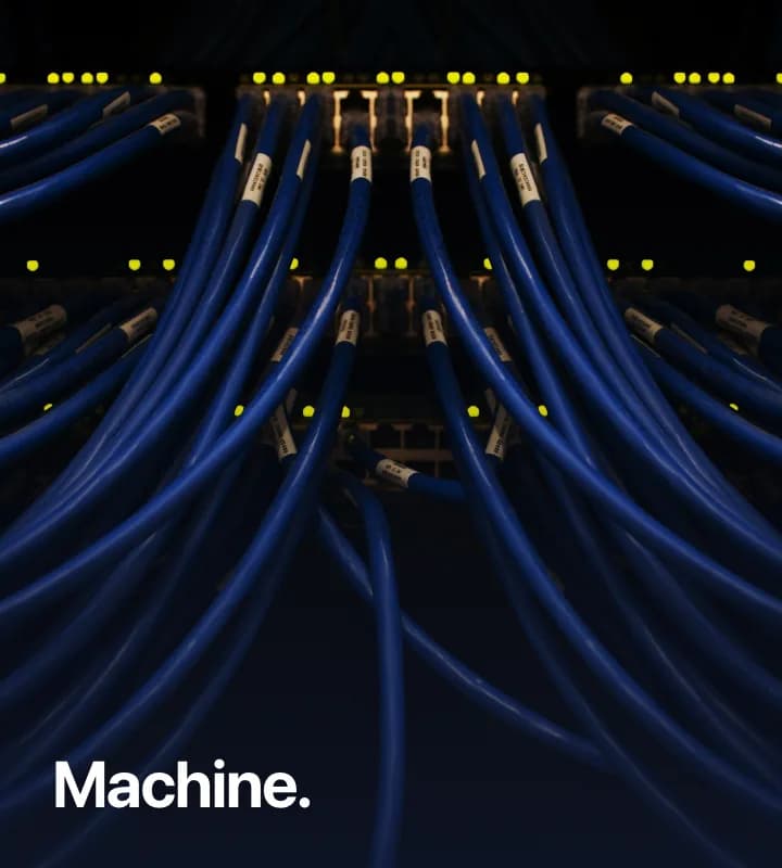 Contract staffing — Human + Machine operations team under human oversight