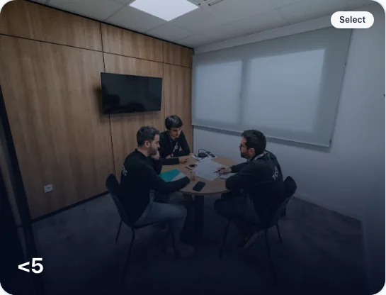 Small growing team workspace
